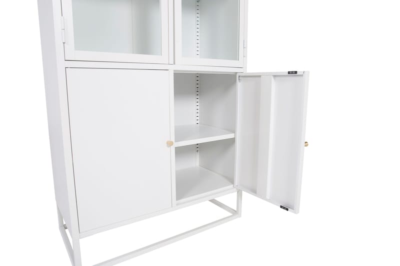 Bakal Bokhylla med Luckor - Vit - Products - Förvaring - Hylla - Bokhylla