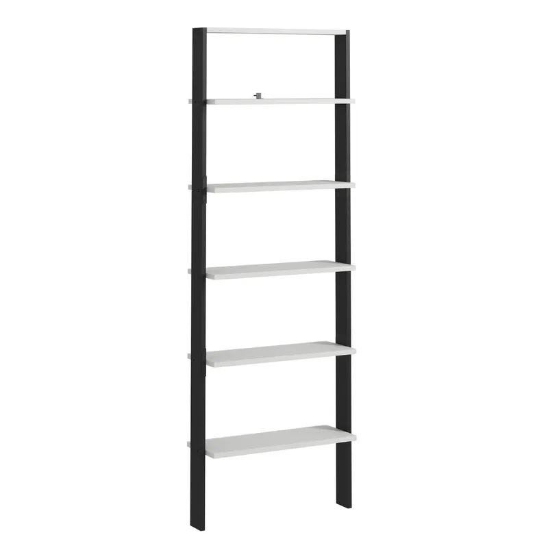Branik Bokhylla 61x180x25 cm - Antracit och vit - Products - Förvaring - Hylla - Bokhylla