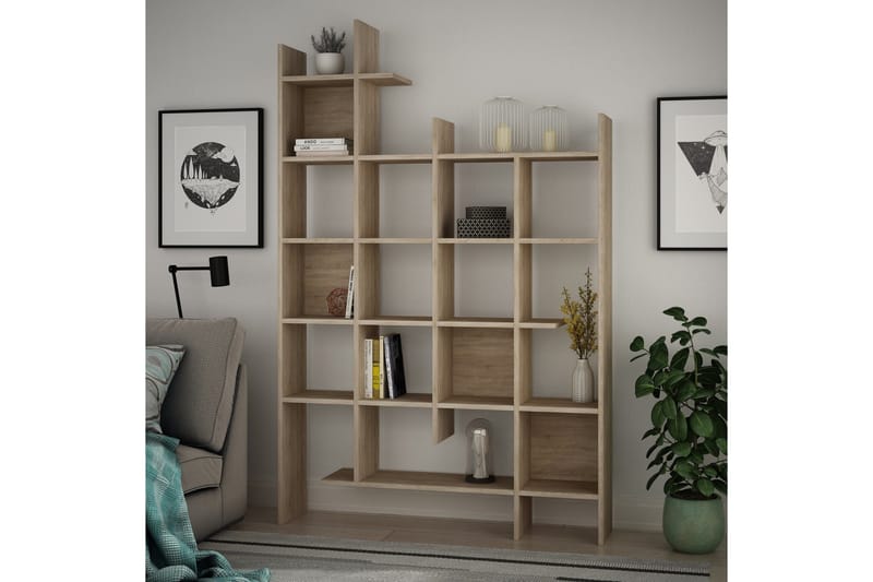 Decorta Bokhylla - Ek - Products - Förvaring - Hylla - Bokhylla