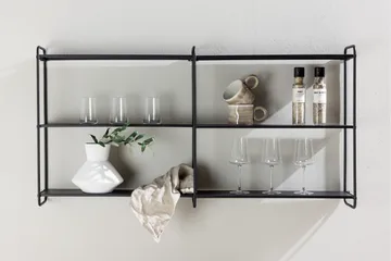 Lyon Tallrikshylla 122x18 cm - Svart - Products - Förvaring - Hylla - Förvaringshylla - Tallrikshylla