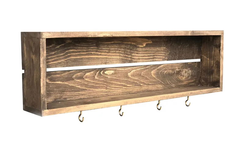 Ticknor Kökshylla 72 cm - Valnöt - Products - Förvaring - Hylla - Förvaringshylla - Kryddhylla & kryddställ