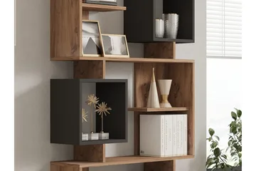 Icardi Bokhylla 90 cm - Brun/Antracit - Products - Förvaring - Hylla - Bokhylla