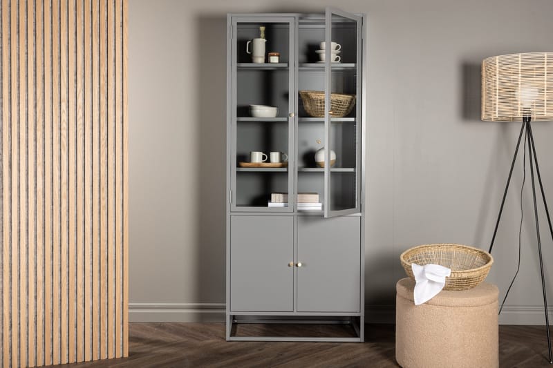 Bakal Bokhylla 80x40,5x190 cm - Ljusgrå - Products - Förvaring - Hylla - Bokhylla