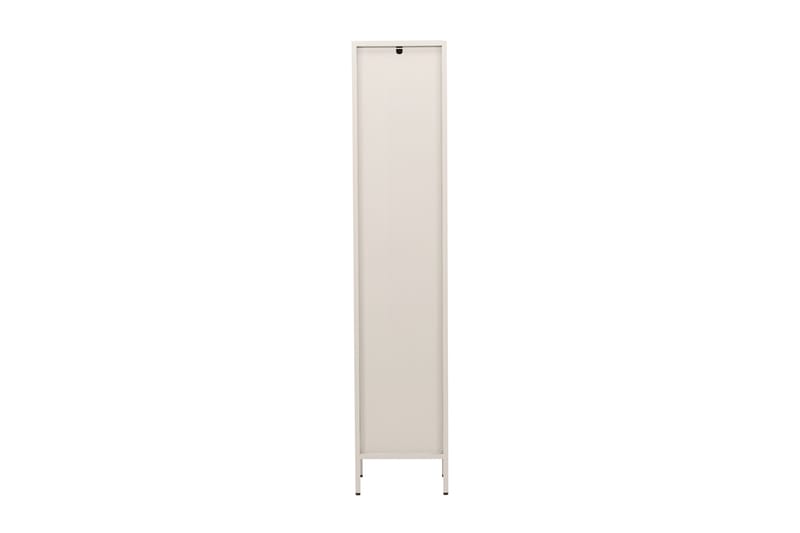 Cali Smalt Vitrinskåp 35 cm djup 37 cm bred 180 cm hög Ljust Stål - Beige - Products - Förvaring - Skåp - Vitrinskåp