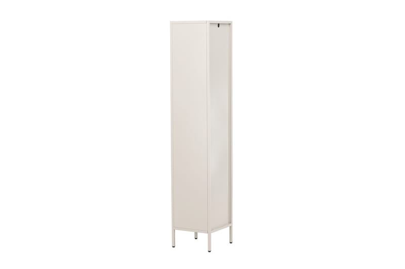 Cali Smalt Vitrinskåp 35 cm djup 37 cm bred 180 cm hög Ljust Stål - Beige - Products - Förvaring - Skåp - Vitrinskåp