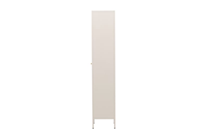 Cali Smalt Vitrinskåp 35 cm djup 37 cm bred 180 cm hög Ljust Stål - Beige - Products - Förvaring - Skåp - Vitrinskåp