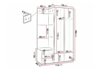 Dunvegan Highboard Black - Products - Förvaring - Skåp - Förvaringsskåp