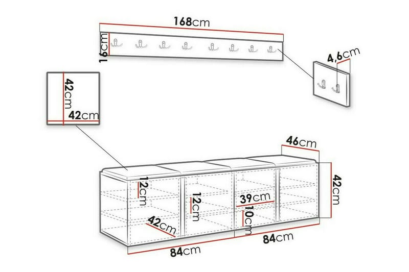 Dunvegan Highboard Graphite - Products - Förvaring - Skåp - Förvaringsskåp