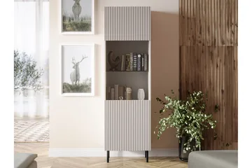 Lionel Vitrinskåp 42 cm djup 56 cm bred 185 cm hög Ljust Trä - Kashmir - Products - Förvaring - Skåp - Vitrinskåp