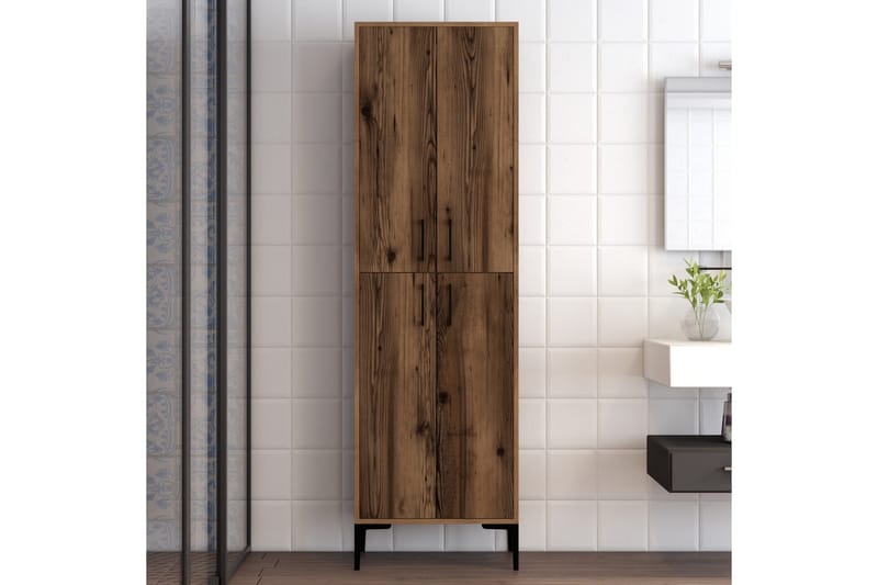 Retzow Highboard 60x35 cm - Mörkbrun - Products - Förvaring - Skåp - Förvaringsskåp