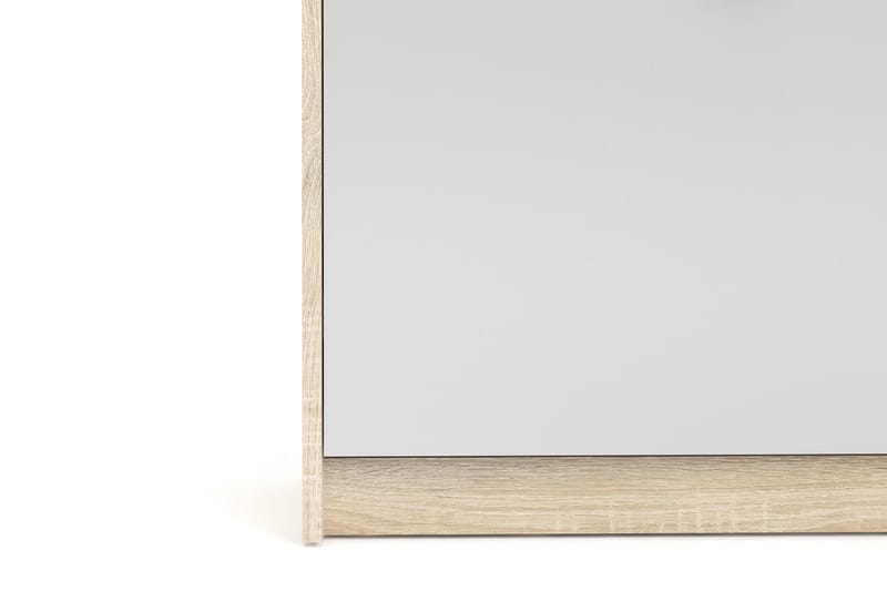 Shoey Skoskåp 4 Fack - Trä/natur/Vit - Products - Förvaring - Skåp - Förvaringsskåp