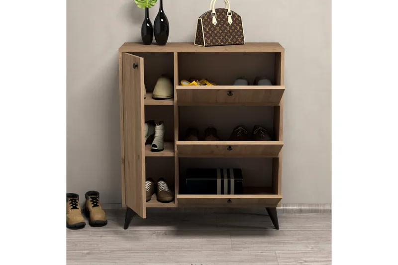 Skoskåp Conin Skoskåp 35x90 cm Natur - Products - Förvaring - Skåp - Förvaringsskåp
