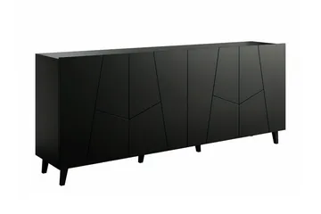 Strontian Highboard Scandinavian Choice Black - Products - Förvaring - Skåp - Förvaringsskåp