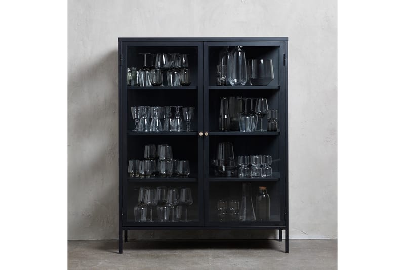 Umbri Highboard 110x140 cm - Svart - Products - Förvaring - Skåp - Förvaringsskåp