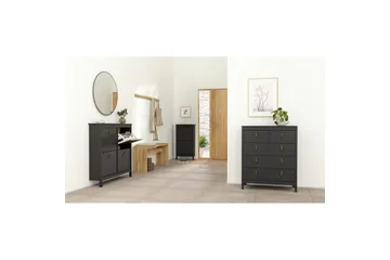 Vallvidera Skoskåp 102,6 cm - Svart - Products - Förvaring - Skåp - Förvaringsskåp