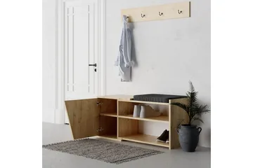 Jektvik Skoskåp 104x37 cm - Trä/natur - Products - Förvaring - Skoförvaring - Skobänk & skohylla med bänk