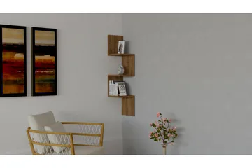 Gersby Vägghylla 25 cm - Brun - Products - Förvaring - Småförvaring - Väggförvaring