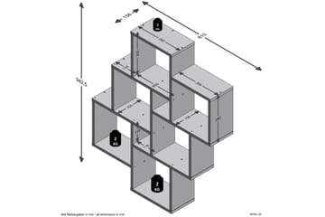 Laurio Vägghylla 81 cm - Vit - Products - Förvaring - Småförvaring - V äggförvaring