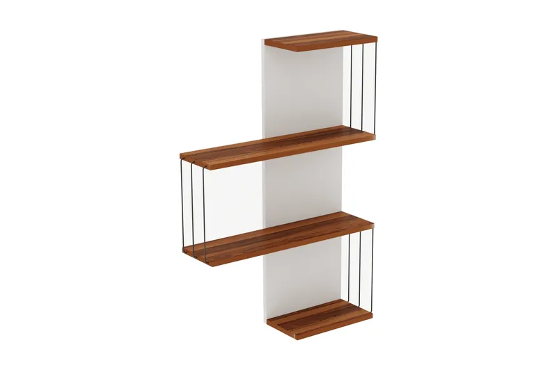 Ljusfors Vägghylla 96x65 cm - Natur/Vit - Products - Förvaring - Småförvaring - Väggförvaring