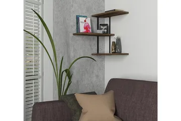 Mohed Vägghylla 45 cm - Brun/Svart - Products - Förvaring - Småförvaring - Väggförvaring