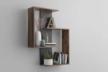 Prabhat Vägghylla 44 cm - Brun - Products - Förvaring - Småförvaring - Väggförvaring