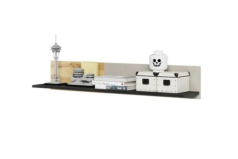 Rathmore Vägghylla 115x22 cm Black - Products - Förvaring - Småförvaring - Väggförvaring