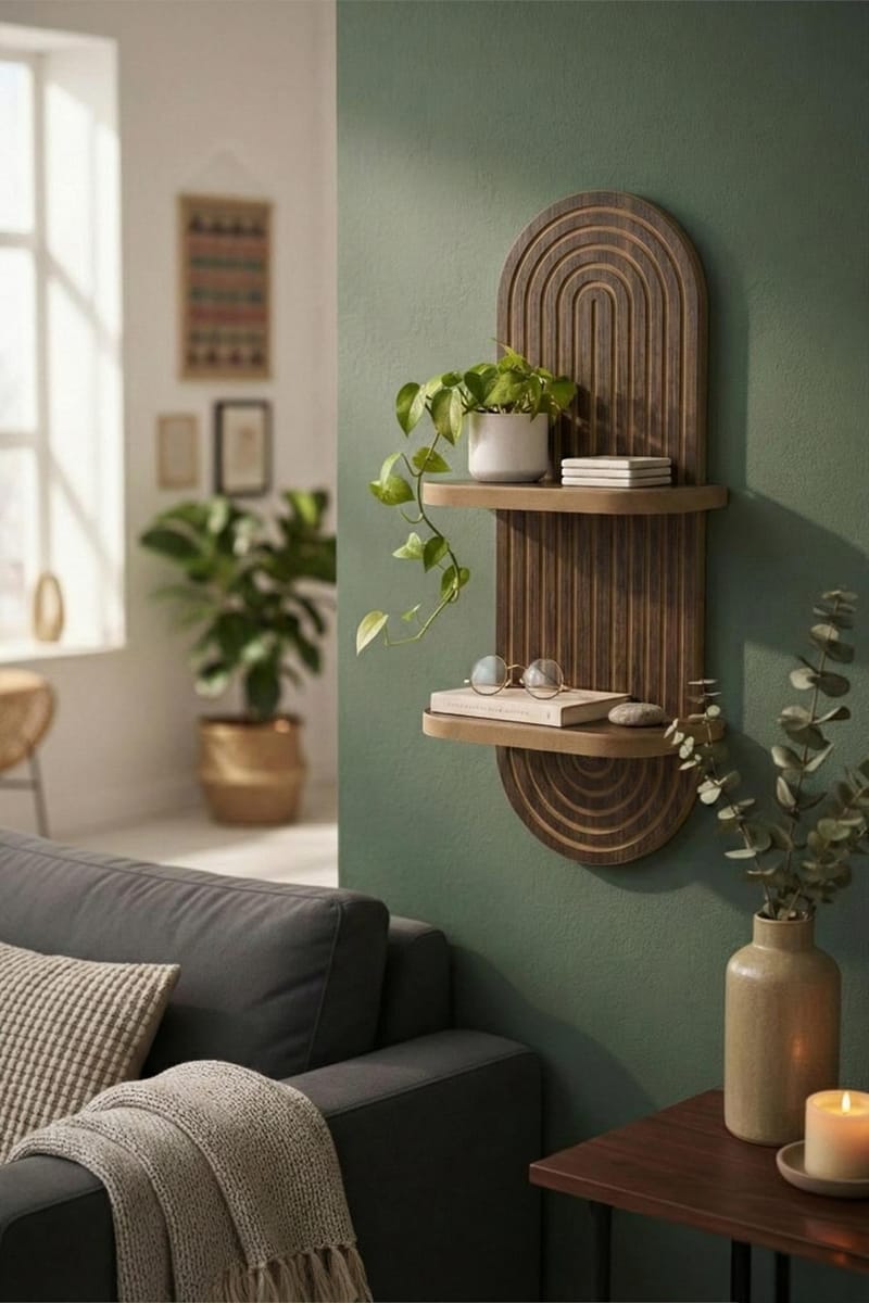 Savik Vägghylla 26x35x13 cm - Wenge - Products - Förvaring - Småförvaring - Väggförvaring