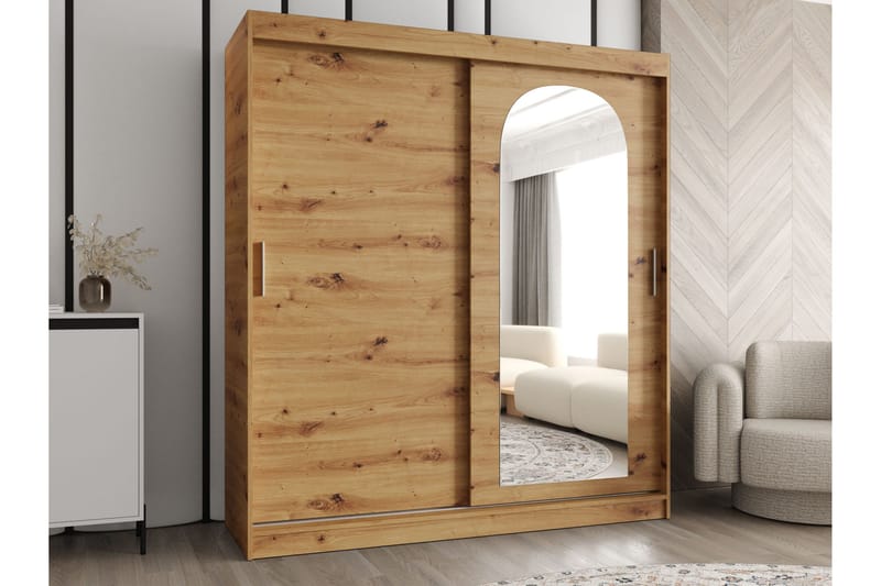 Tallmo Garderob m. Spegel 180x200 cm - Products - Förvaring - Garderober & garderobssystem