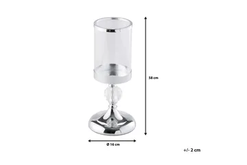 Cotui Ljusstake 41 cm - Silver - Products - Inredning - Ljus & dofter - Ljusstakar & ljuslyktor