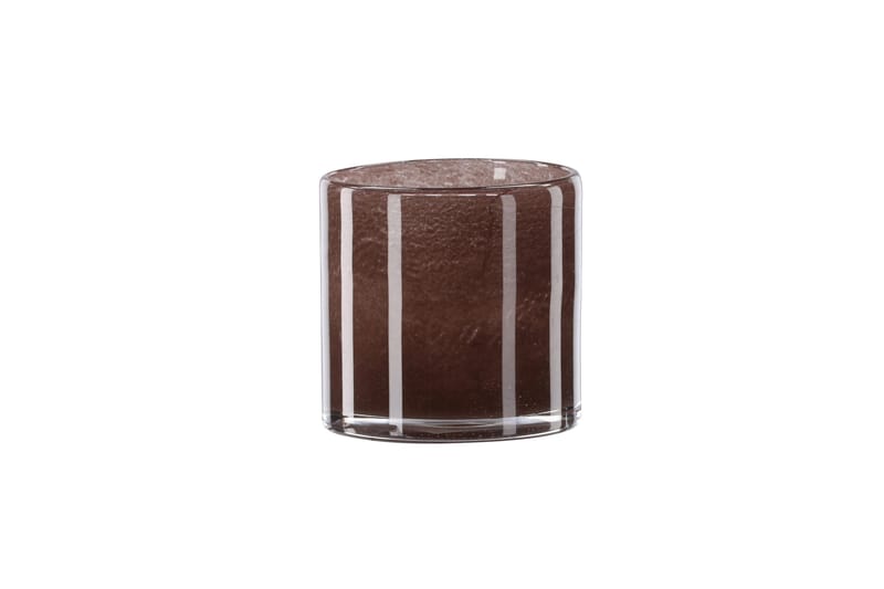 Glora Ljuslykta 12x12 cm - Brun - Products - Inredning - Ljus & dofter - Ljusstakar & ljuslyktor