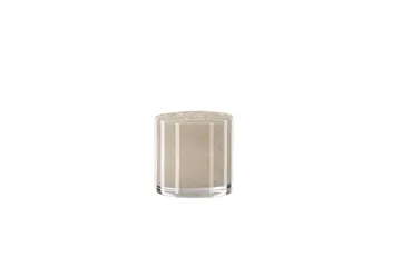 Glora Ljuslykta 8x8 cm - Beige - Products - Inredning - Ljus & dofter - Ljusstakar & ljuslyktor
