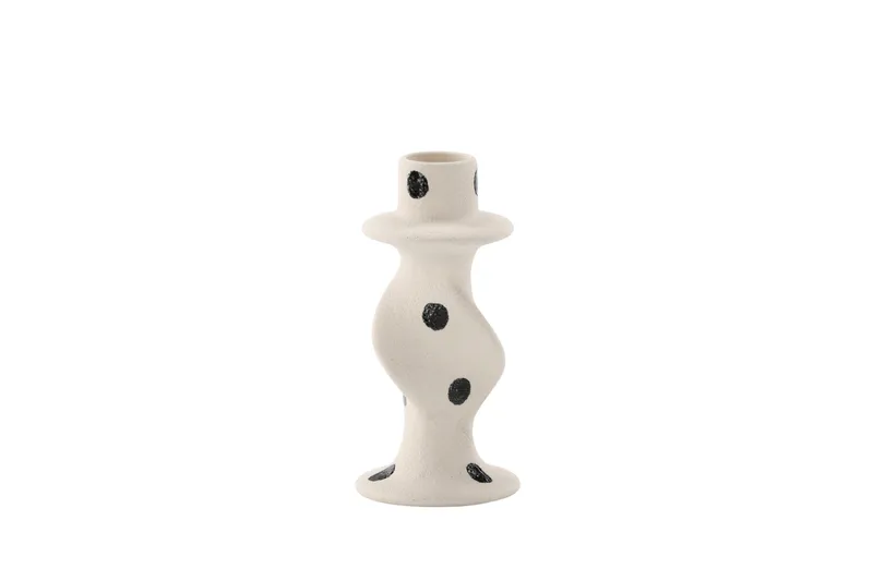 Glory Ljusstake 6x12 cm, Vit