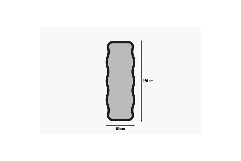Spegel Aror Svart - Svart - Products - Inredning - Spegel - Helkroppsspegel