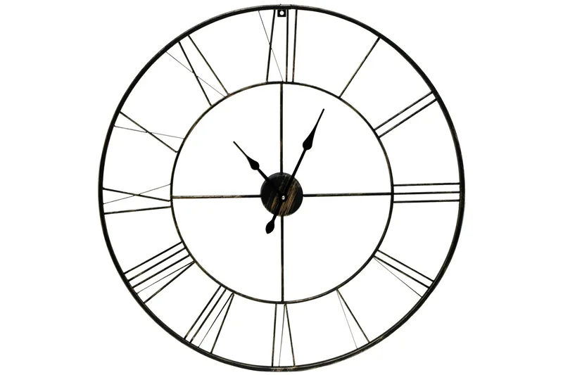 Melchbourne Väggklocka - Svart - Products - Inredning - Väggdekor - Väggklocka & väggur