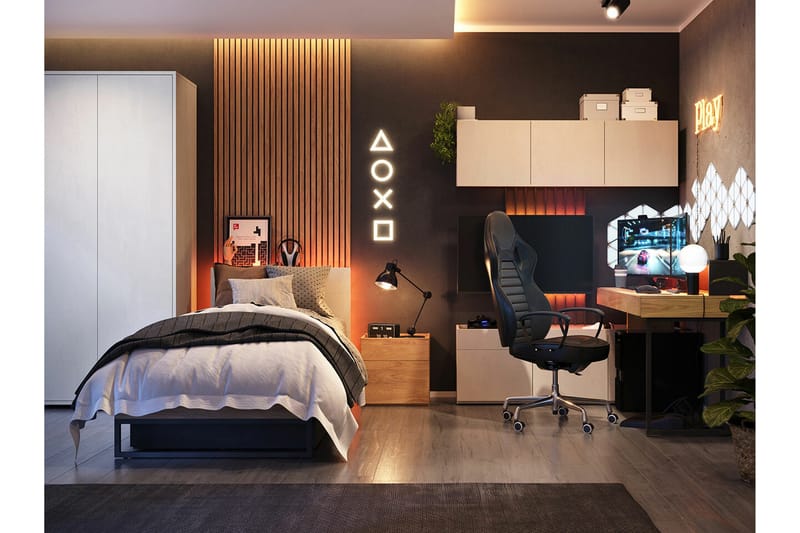 Rathmore Möbelset För Barnrum - Svart - Products - Möbler - Barnmöbler - Barnmöbelset