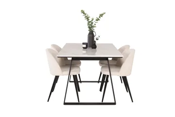 Admira Matgrupp med 4 Valera Matstol Manchester - Products - Möbler - Bord & matgrupp - Matgrupp