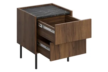 Akihito Sängbord 40 cm - Brun - Products - Möbler - Bord & matgrupp - Avlastningsbord & sidobord - Sängbord & nattduksbord