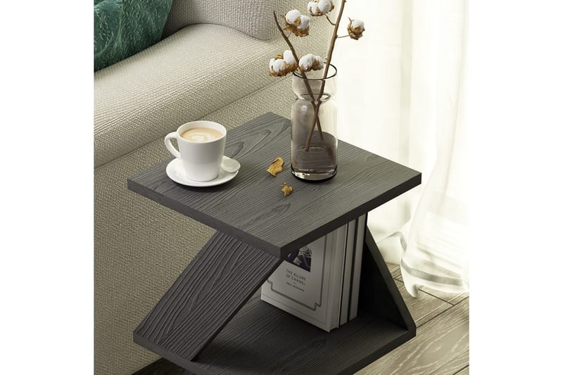 Albeni Sidobord 29,6 cm - Svart/Natur - Products - Möbler - Bord & matgrupp - Avlastningsbord & sidobord - Brickbord & småbord