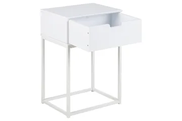 Azelia Sängbord 30 cm - Vit - Products - Möbler - Bord & matgrupp - Avlastningsbord & sidobord - Sängbord & nattduksbord