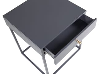 Bakal Sängbord 43 cm med Förvaring Låda - Ljusgrå - Products - Möbler - Bord & matgrupp - Avlastningsbord & sidobord - Sängbord & nattduksbord