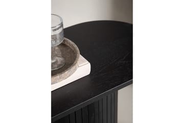 Bianca Sidobord 130x40x72 cm Oval - Svart - Products - Möbler - Bord & matgrupp - Avlastningsbord & sidobord - Brickbord & småbord