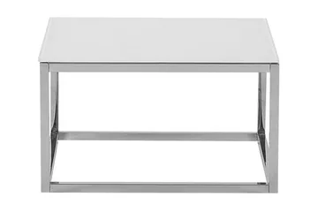 Brea Soffbord 2-pack - Vit/Glas - Products - Möbler - Bord & matgrupp - Avlastningsbord & sidobord - Satsbord