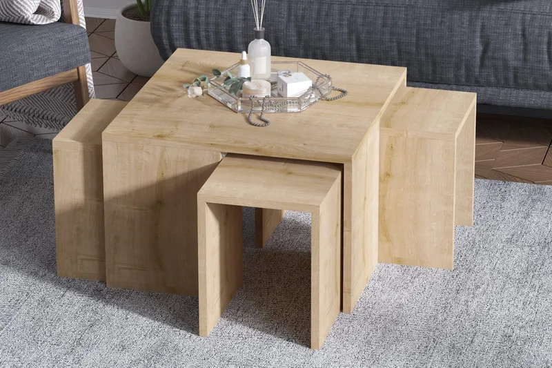 Cotogno Soffbord 60 cm, Natur/Brun