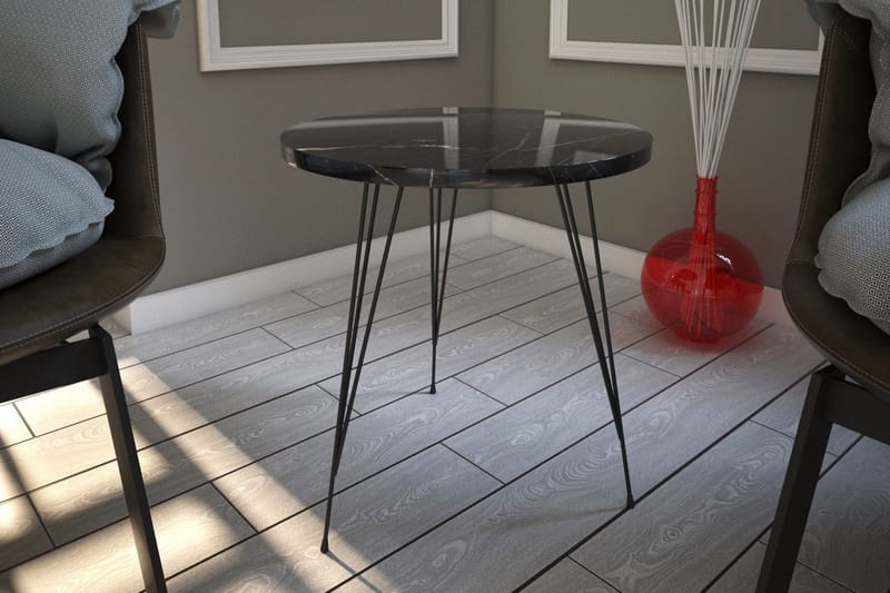 Falan Sidobord 40 cm - Svart/Vit - Products - M öbler - Bord & matgrupp - Avlastningsbord & sidobord - Brickbord & småbord