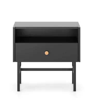 Francisca Sängbord 55 cm - Svart - Products - Möbler - Bord & matgrupp - Avlastningsbord & sidobord - Sängbord & nattduksbord