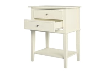 Franklin Sidobord 56 cm Vit - Dorel Home - Products - Möbler - Bord & matgrupp - Avlastningsbord & sidobord - Brickbord & småbord