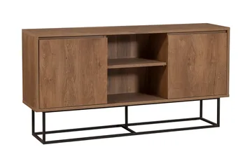 Gawlow Konsollbord 140 cm - Mörkbrun/Svart - Products - Möbler - Bord & matgrupp - Avlastningsbord & sidobord - Konsolbord & hallbord