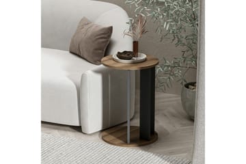 Haelyn Sidobord 34 cm - Valnöt/Antracit - Products - Möbler - Bord & matgrupp - Avlastningsbord & sidobord - Brickbord & småbord