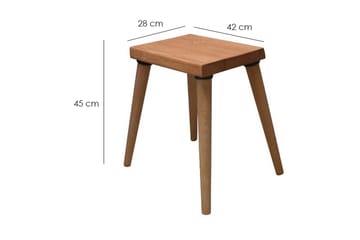 Hermanito Sidobord 62x52x62 cm - Brun - Products - Möbler - Bord & matgrupp - Avlastningsbord & sidobord - Satsbord