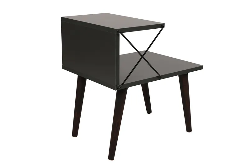Kaysie Sängbord 50 cm - Antracit - Products - Möbler - Bord & matgrupp - Avlastningsbord & sidobord - Sängbord & nattduksbord